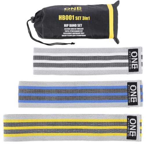 ONE FITNESS Hip Band Set 3in1 HB001 - Image 2