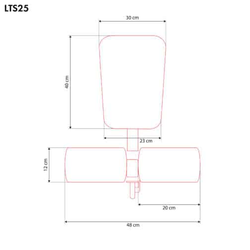 Lat Pulldown Seat lukituksella LTS25 HMS - Image 4
