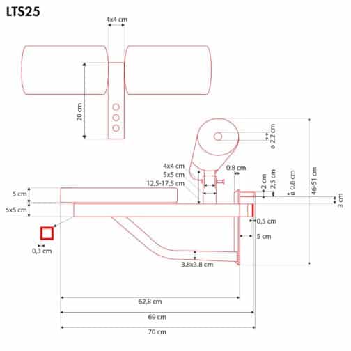 Lat Pulldown Seat lukituksella LTS25 HMS - Image 5
