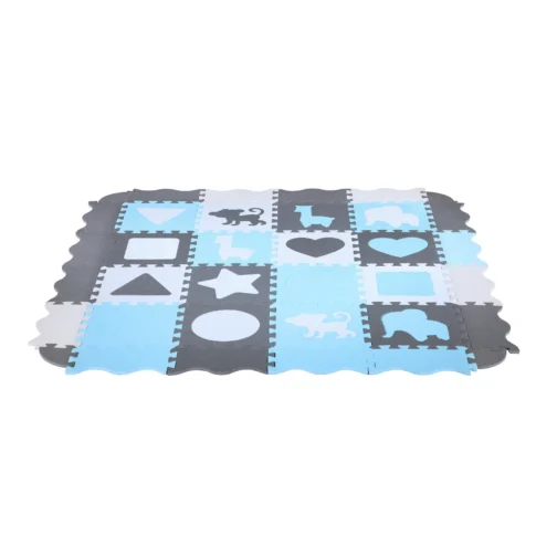 Lasten leikkimatto 36 palaa 140x140 cm MD03 NILS FUN - Image 4