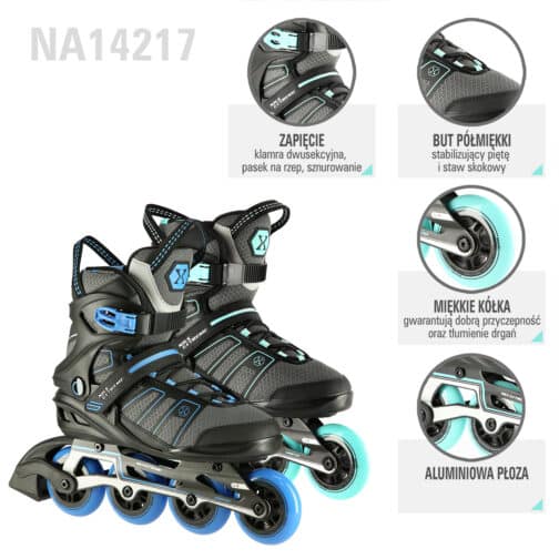 In-Line Rullaluistimet NA14217 NILS EXTREME 38-45 - Image 4