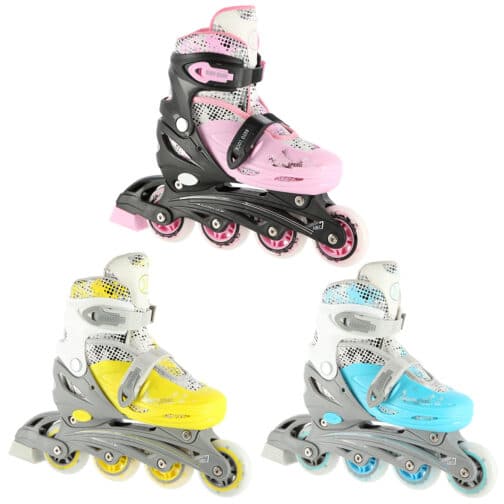 4-in-1 Junior Rullaluistimet/luistimet NH18331 SET 4in1 NILS EXTREME 31-38