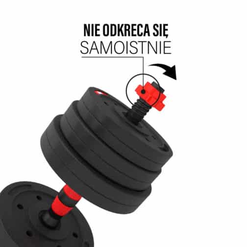 HMS Säädettävä levypaino- ja käsipainosetti 20 kg SGP20 - Image 7