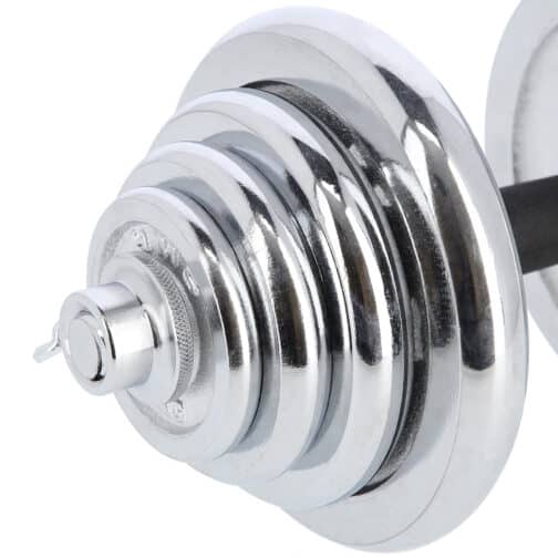 Säädettävä kromipainosetti salkussa 2x25kg STC50 HMS - Image 9