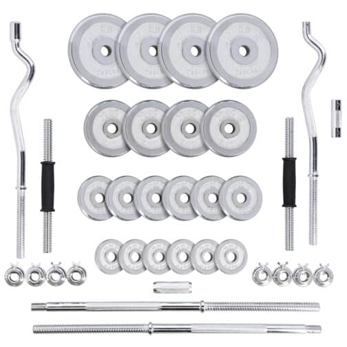 Säädettävä kromipainosetti salkussa 55kg STC55 HMS - Image 2