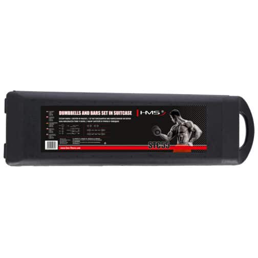 Säädettävä kromipainosetti salkussa 55kg STC55 HMS - Image 3