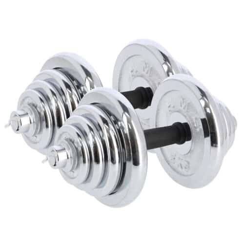 Säädettävä kromipainosetti salkussa 55kg STC55 HMS - Image 6