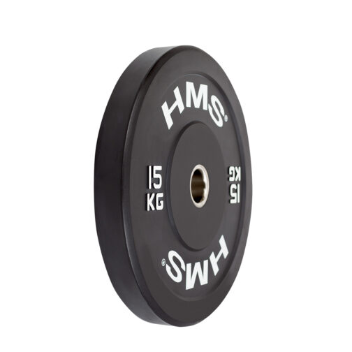 Musta Olympic Bumper levypaino 5-25 kg BBR HMS - Image 8