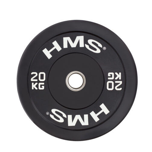 Musta Olympic Bumper levypaino 5-25 kg BBR HMS - Image 7
