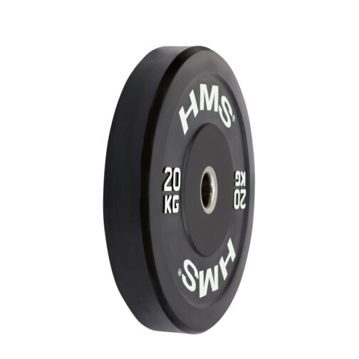 Musta Olympic Bumper levypaino 5-25 kg BBR HMS - Image 6