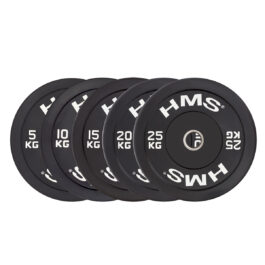 Musta Olympic Bumper levypaino 5-25 kg BBR HMS