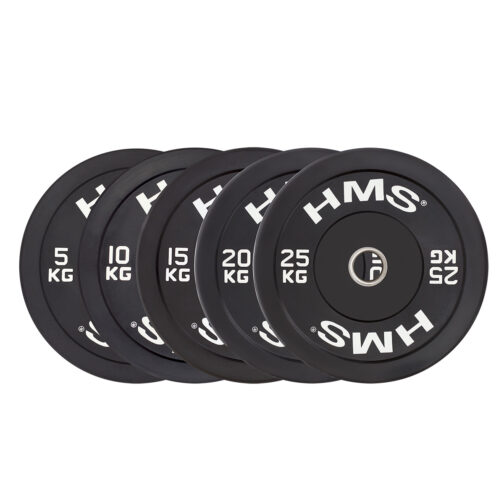 Musta Olympic Bumper levypaino 5-25 kg BBR HMS