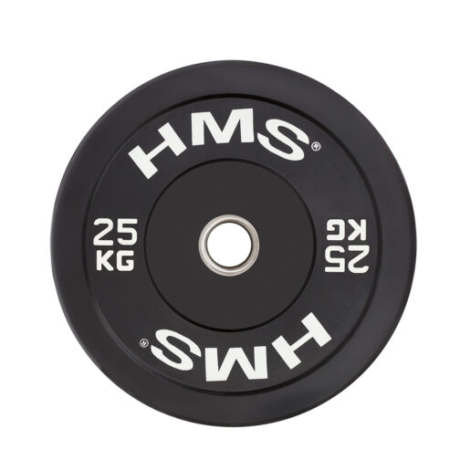 Musta Olympic Bumper levypaino 5-25 kg BBR HMS - Image 5