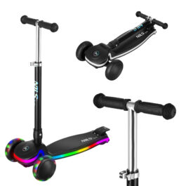 Lasten skuutti LED-valoilla HLB1306 NILS FUN