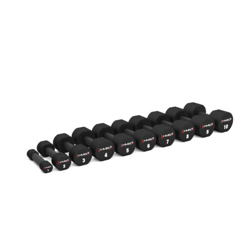 TPU Käsipainot 2 x 1-10 kg HPT HMS - Image 45