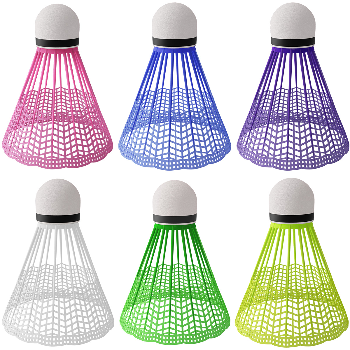 Nylon Sulkapallot 6 kpl Multicolor NBL6026 NILS - Image 3