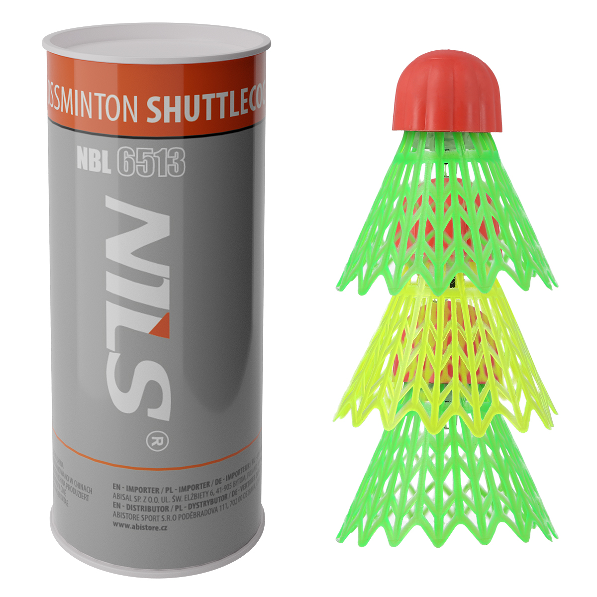 Crossminton Nylon pallot 3 kpl NBL6513 NILS