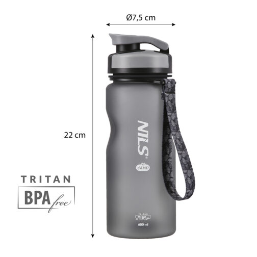 Tritan juomapullo 600ml NC1740 NILS CAMP - Image 32