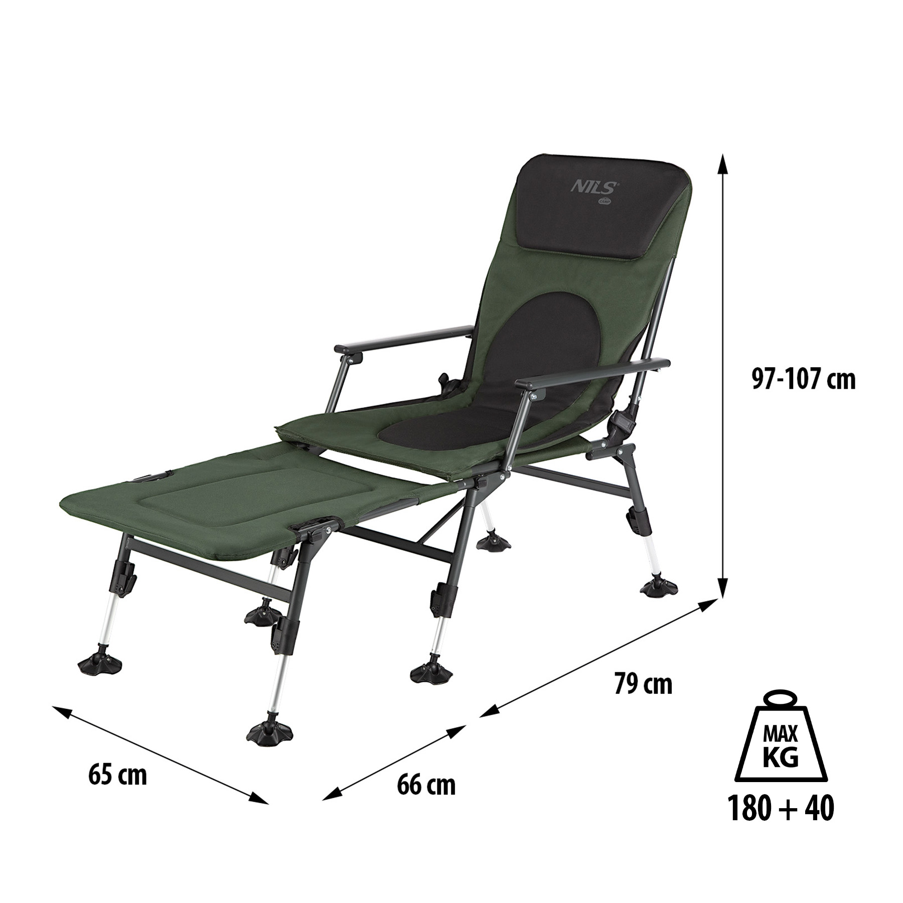 Kalastustuoli NC1802 NILS CAMP - Image 6