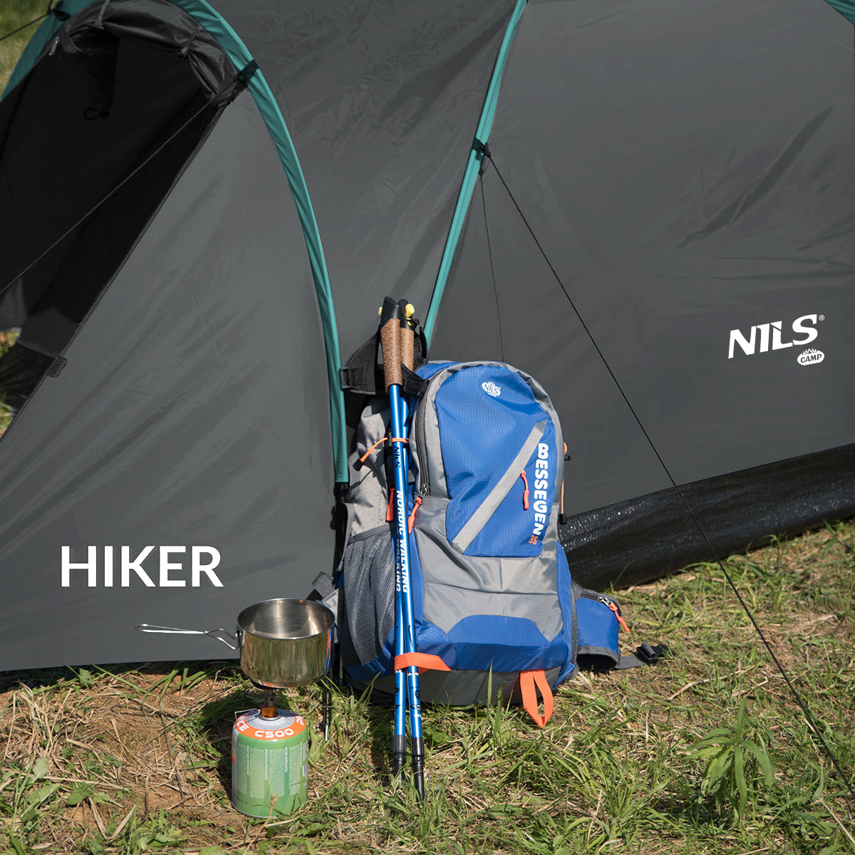 2 hengen teltta Hiker NC6010 NILS CAMP - Image 16