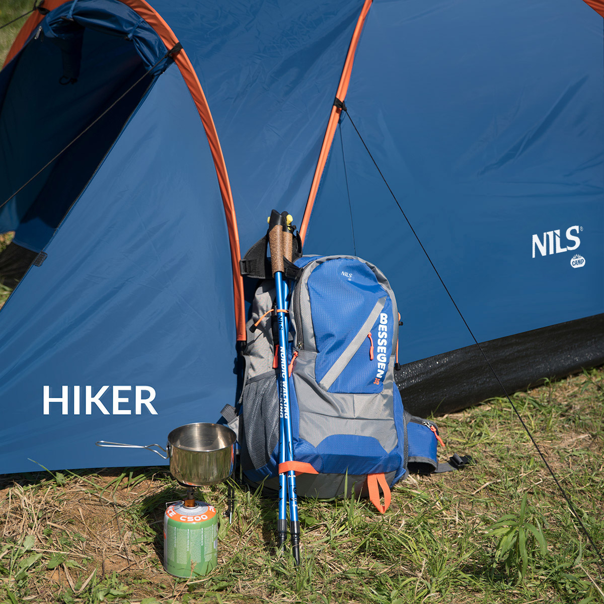 2 hengen teltta Hiker NC6010 NILS CAMP - Image 15