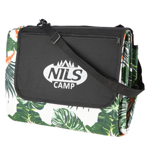 Picnic huopa "Leaves" 220x200 cm PE ALU NC8008 NILS CAMP - Image 4