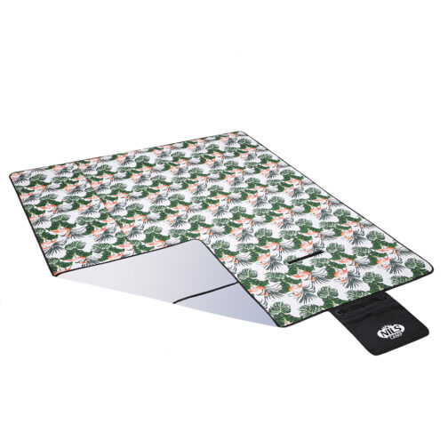 Picnic huopa "Leaves" 220x200 cm PE ALU NC8008 NILS CAMP - Image 5
