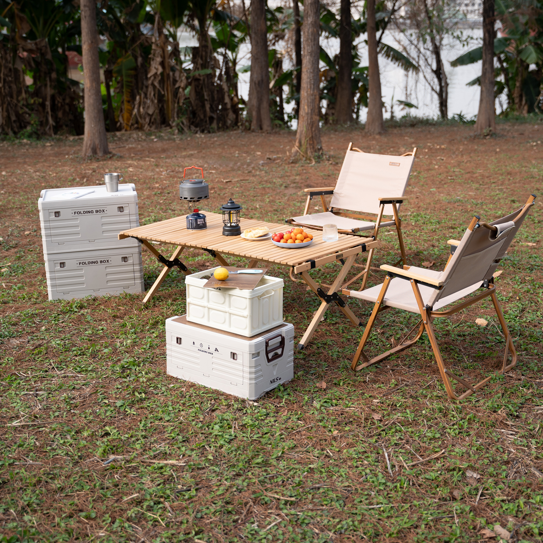 Taitettava säilytyslaatikko kannella 2in1 15l NCB4007 NILS CAMP - Image 10