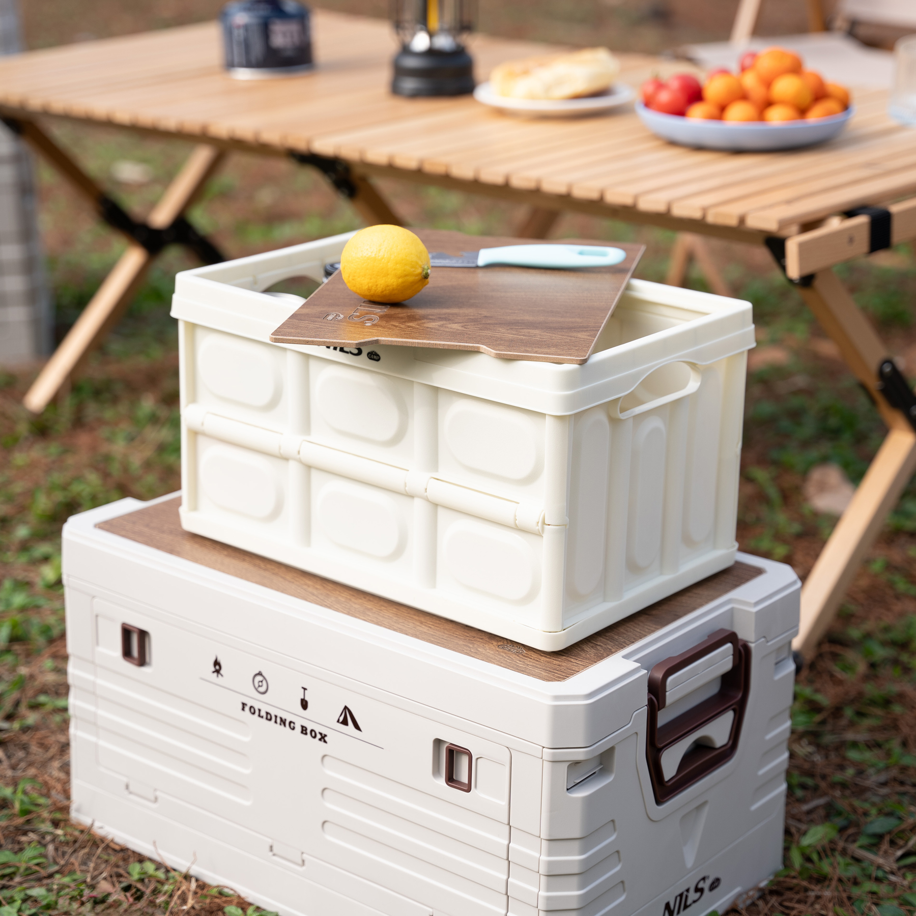 Taitettava säilytyslaatikko kannella 2in1 15l NCB4007 NILS CAMP - Image 12