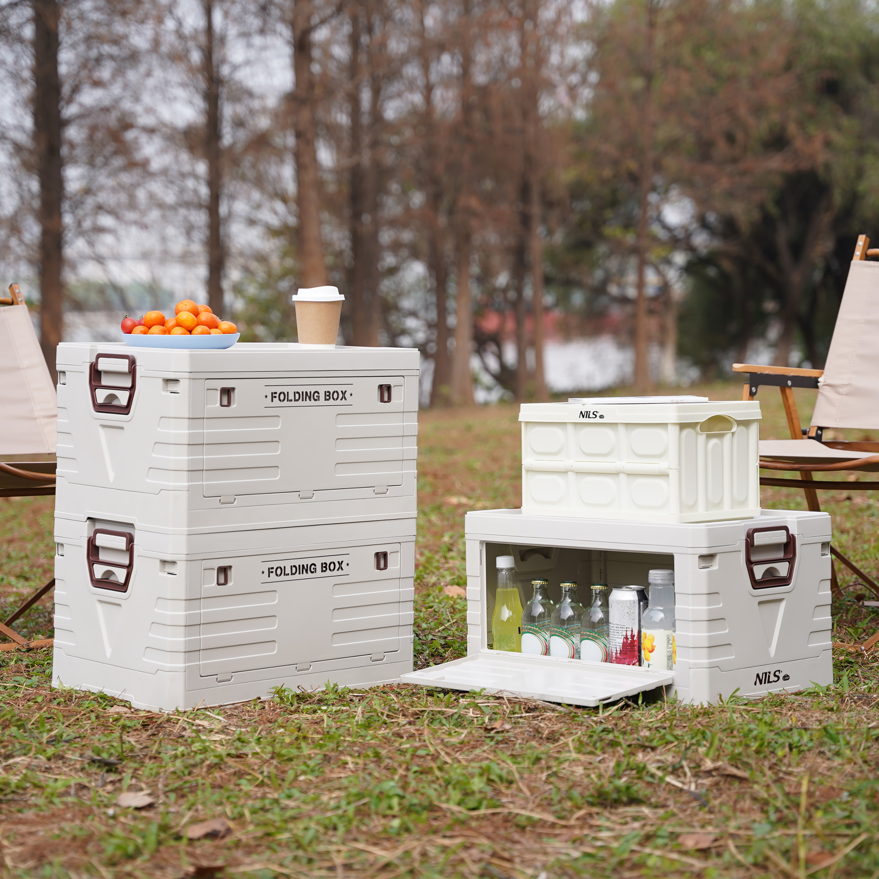 Taitettava säilytyslaatikko kannella 2in1 15l NCB4007 NILS CAMP - Image 17