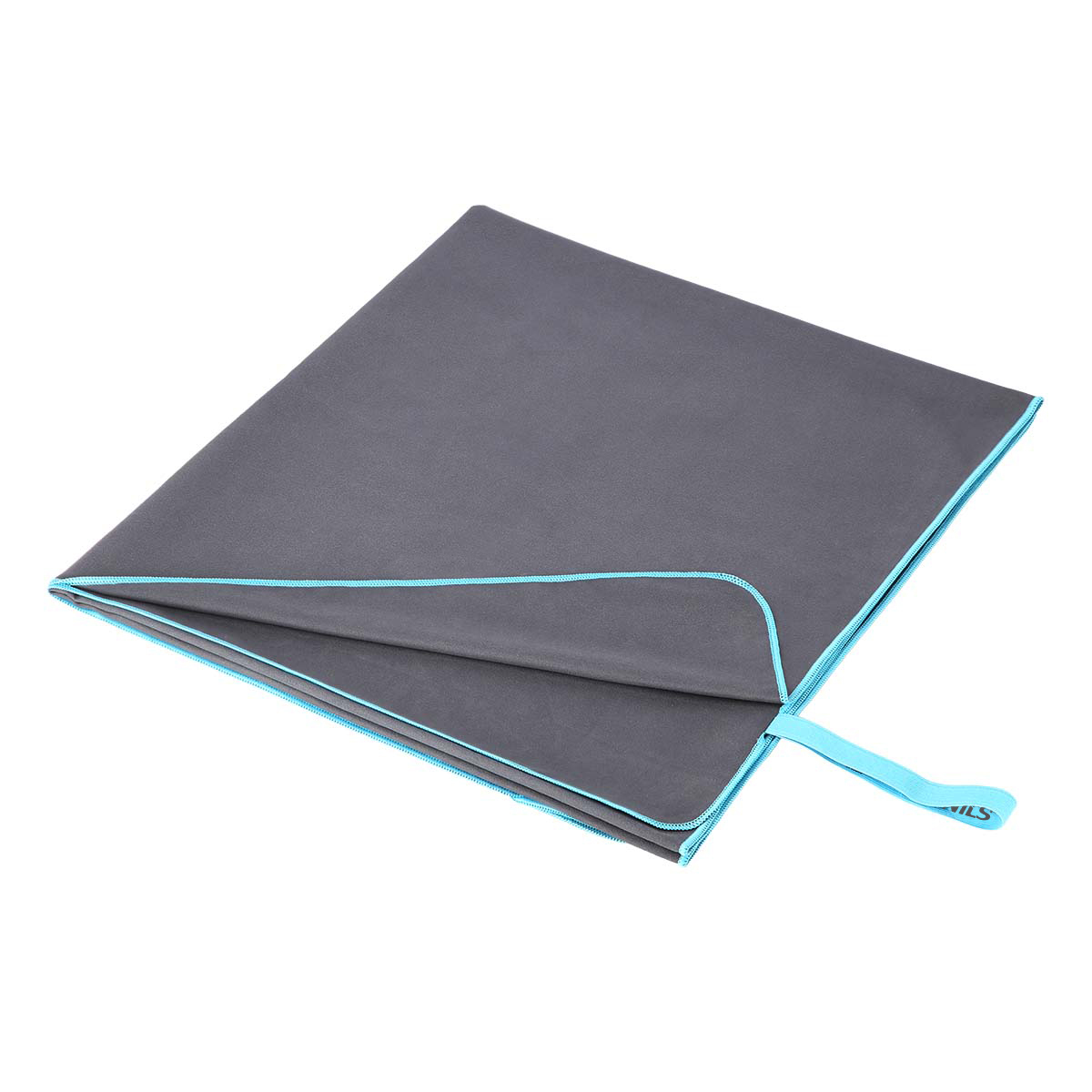 Tummanharmaa mikrokuitupyyhe 200x90 cm NCR13 NILS - Image 5