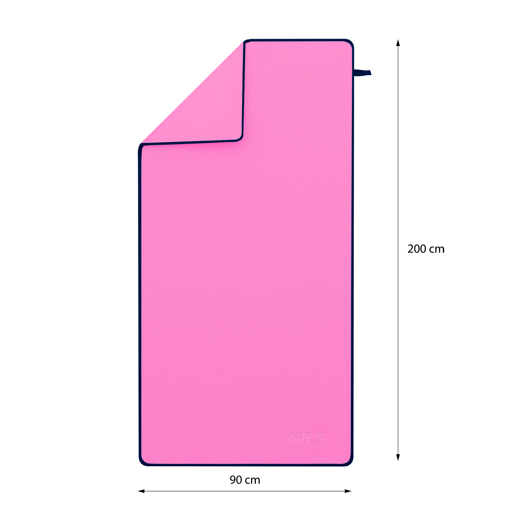 Pinkki mikrokuitupyyhe 200x90 cm NCR13 NILS - Image 6
