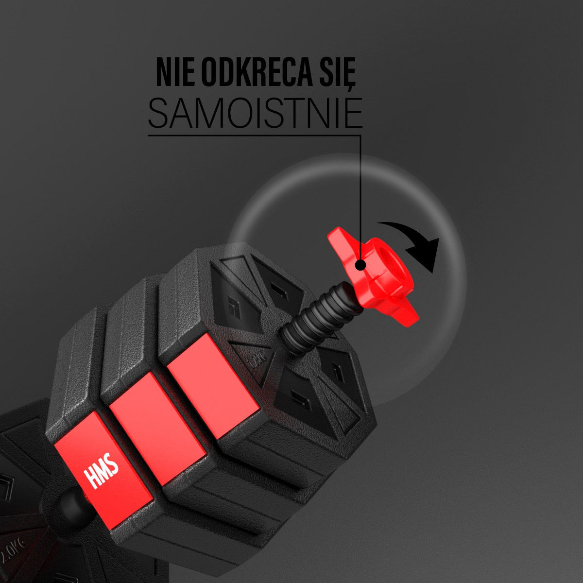 Levypaino ja käsipainosetti 20 kg SGC20 HMS - Image 7