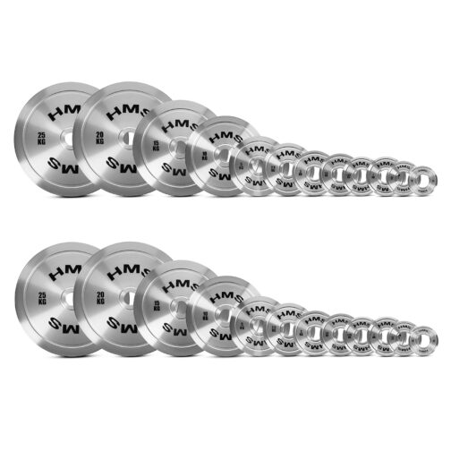 Kalibroidut teräslevypainot 0,25-25 kg HMS TOS - Image 24