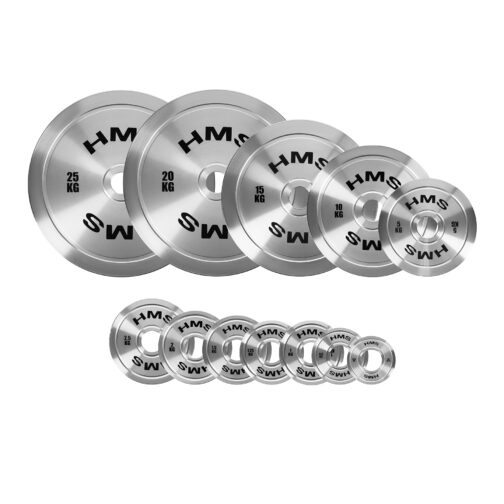 Kalibroidut teräslevypainot 0,25-25 kg HMS TOS - Image 20