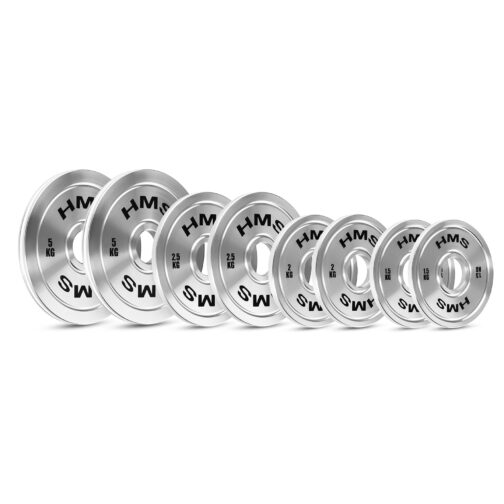 Kalibroidut teräslevypainot 0,25-25 kg HMS TOS - Image 12