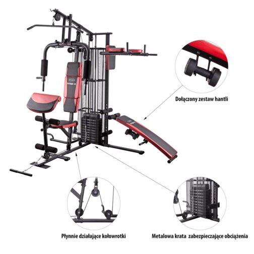 Tytan 12 Home Gym 68 kg painopakalla HMS - Image 3