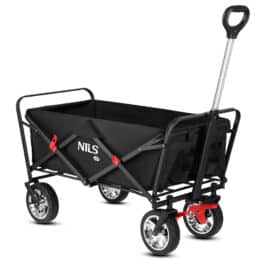 Musta vetokärry 120l NC2603 NILS CAMP