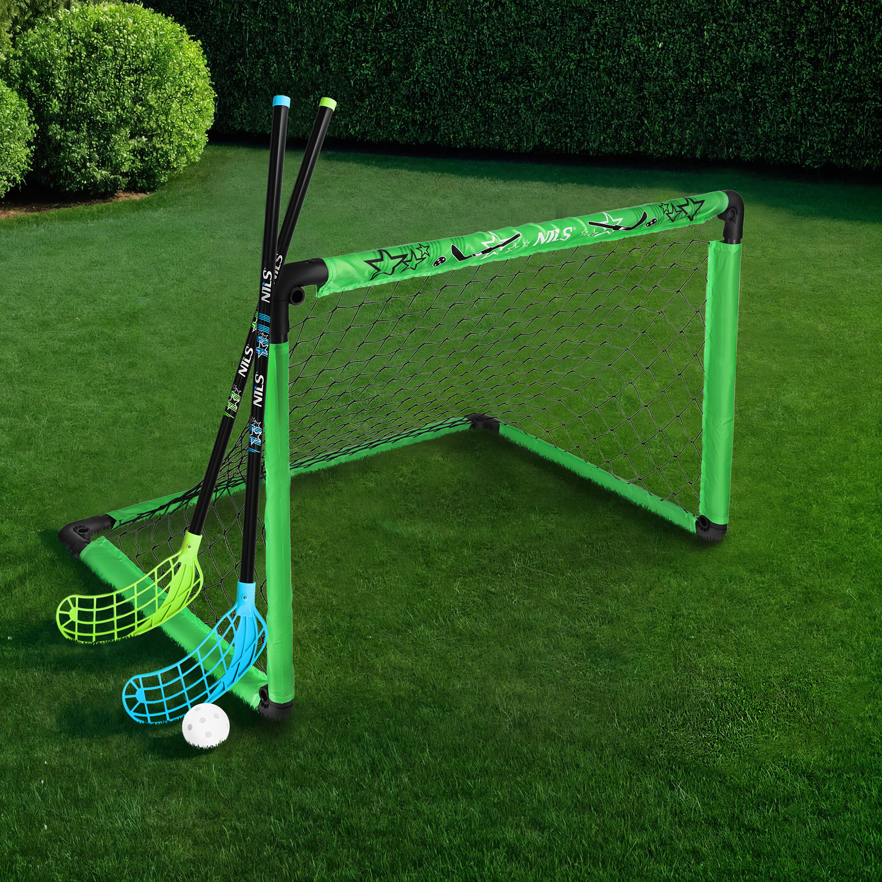 Sählysetti maali, 2 mailaa ja pallo BRH2521 NILS