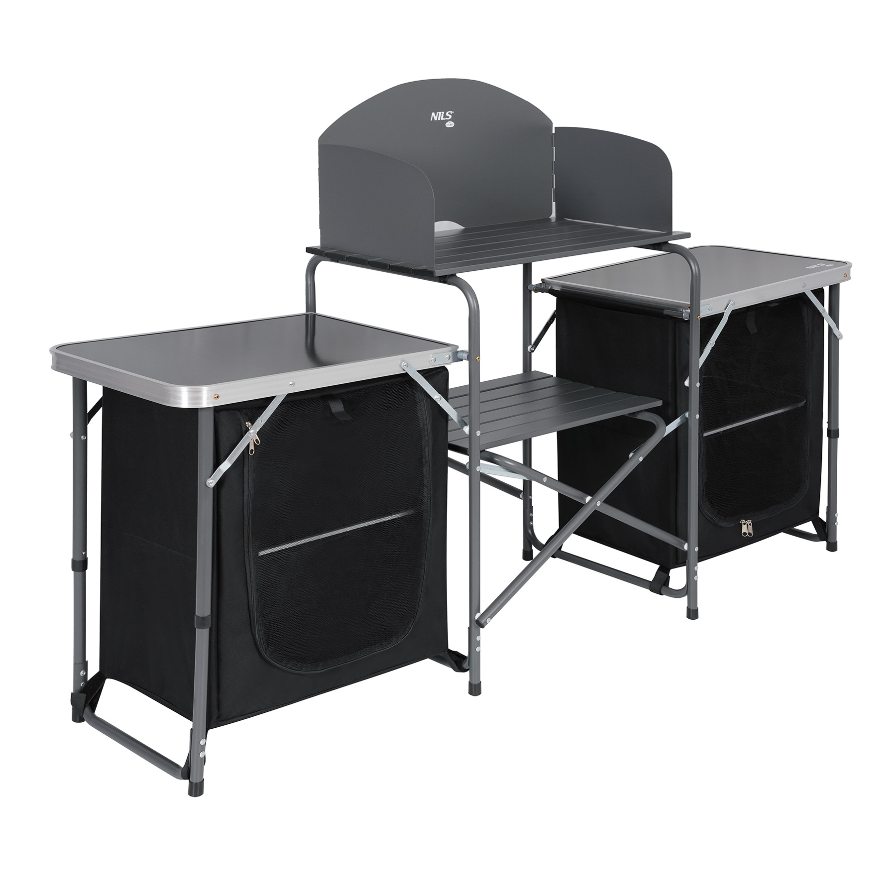 Taitettava retkikeittiökaappi NC3042 NILS CAMP