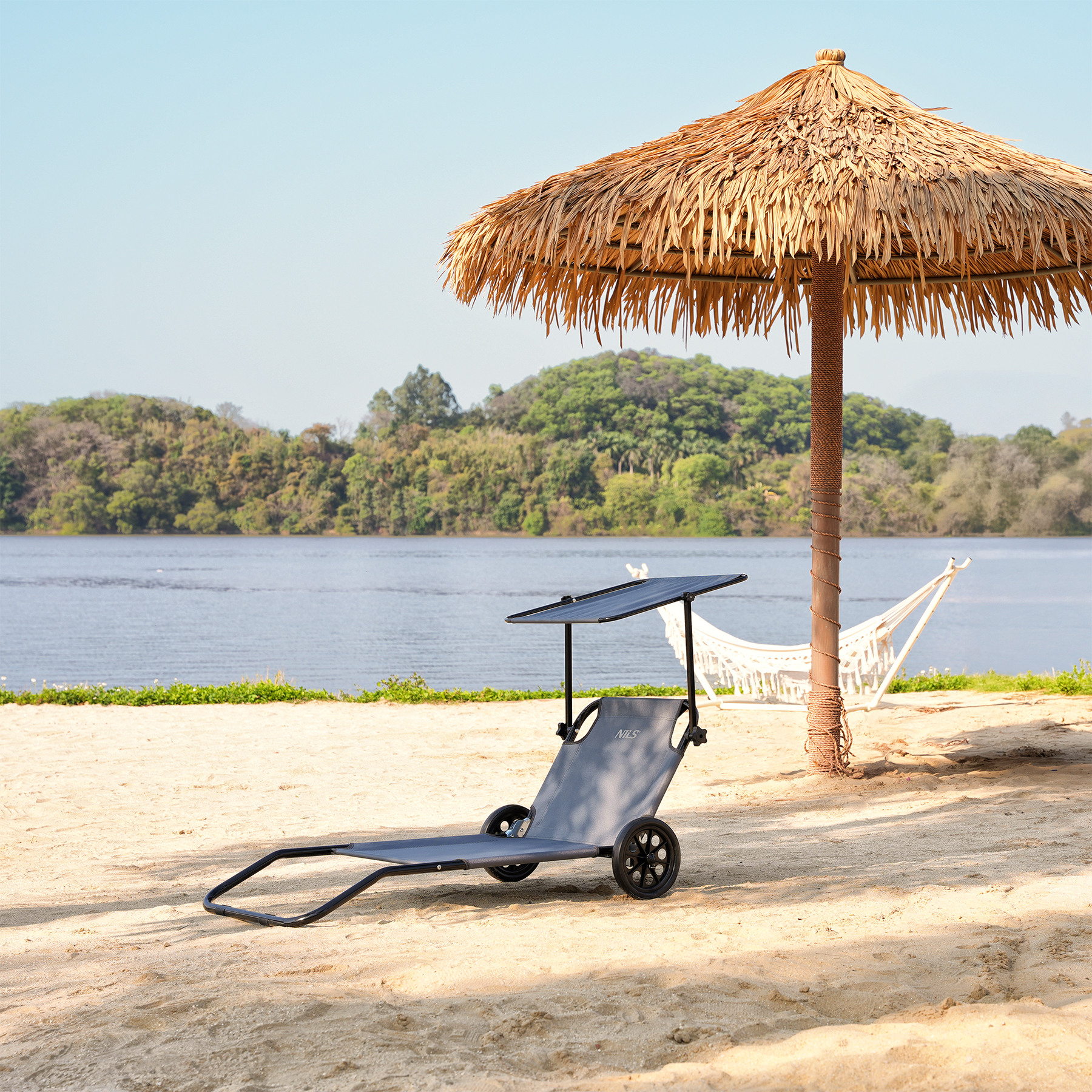 Lounger lepotuoli harmaa NC3307 NILS