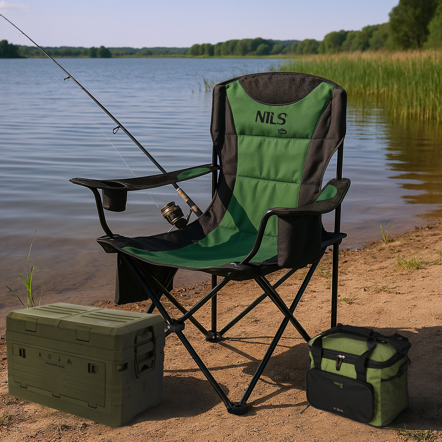 Taitettava retkituoli NC3501 NILS CAMP